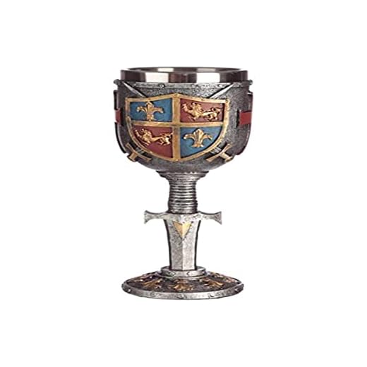 Puckator Copa Decorativa para Escudo de Armas, Resina, Multicolor, Height 19cm Width 7.5cm Depth 8cm