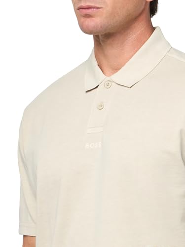 BOSS Men's Center Logo Cotton Polo Shirt3