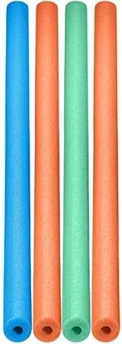 Lot of 4 Pool Noodles Floating Swimming Fun 48" Multipurpose Foam Craft Cylinder