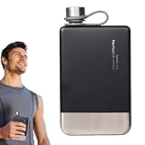 Assurance matérielle : cette flasque pour hommes est dotée d'une construction en acier inoxydable 304 de qualité alimentaire, offrant une conception sûre et robuste qui évite les dommages lors du transport de boissons comme l'alcool ou le café, parfaite pour les voyages de camping ou les réunions sociales