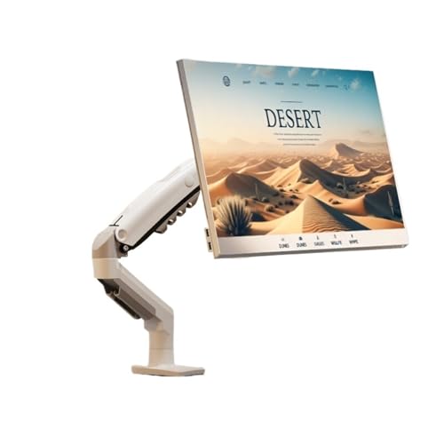 Support d'écran F80 blanc pour soulager les cervicales au bureau