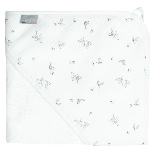 Cape de bain gaze de coton Sevira Kids Melody Melody 75x75cm