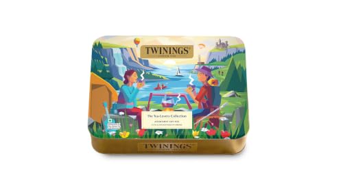 Image of Twinings The Explorers Collection Assortment Tea Gift Set, Teabags 54 Pcs, 9 Tea Flavors Set, Green Tea Bags, English Breakfast Tea Bags, Chamomile Tea & more, Best Tea Gift Pack