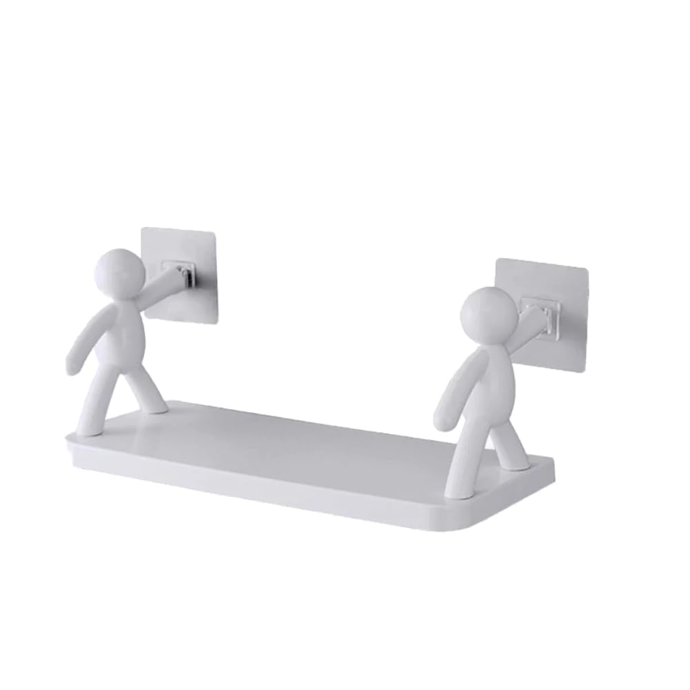 Kesi Wall Mounted Plastic Bathroom Kitchen Shelf for Bathroom Rack self Adhesive for Wall Shelves for Bathroom Racks and Shelves for Storage Shelf Bathroom Organizer Without Drill (Pack of 1) (B0CW9VQVT4) Amazon Price History, Amazon Price Tracker