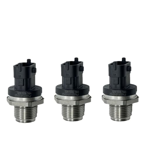 Sensor de presión del riel de Combustible (1/3 Unidades, 0281006164) para Alfa Romeo, Vauxhall, Opel, Suzuki, Peugeot y Citroën 55230827 y 50438237