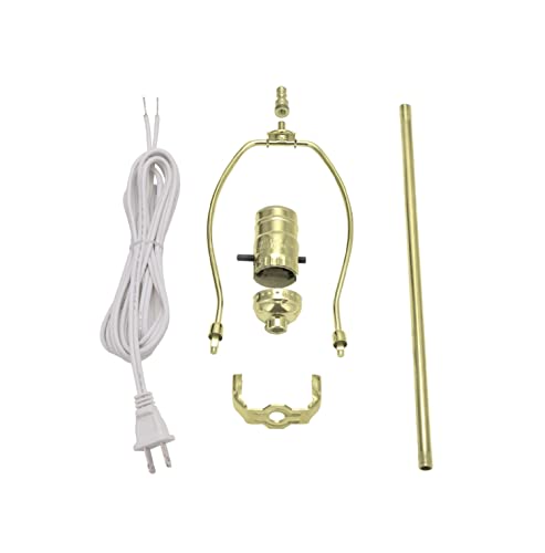 Aspen Creative 21024A, Make-A-Lamp Kit in Brass, 1 Pack by Aspen Creative - Used condition - US$14.28