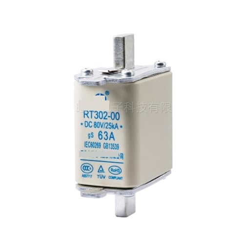 Fusible RT302-00 63A action rapide contre les surcharges 80V