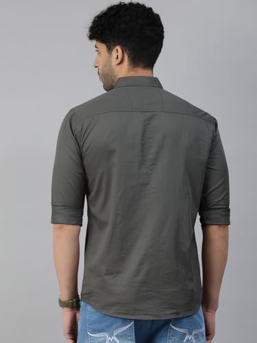 Image of Majestic Man Men Classic Slim Fit Pure Cotton Casual Shirt