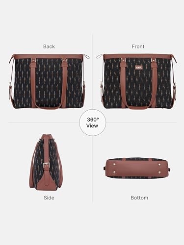 Image of ZOUK Office Bag | Stylish Bags for Office Use | Laptop Bag 15.6 inch | Stylish Tote for Office Use | Purse for Women | Vegan Leather Handbag | Daily & Travel Use |