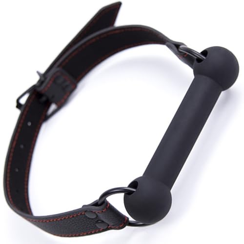 YUZHO Knebel Mundknebel Silikon Knochenknebel Ballknebel Hundeknochen Fetisch Sex Spielzeug knebel mund groß knebel für bondage ballknebel mundspreizer Gags für Männer und Frauen