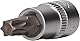 BRILLIANT TOOLS BT021946 3/8 Torx-Bit-Stecknuss, T45 [Powered by KS TOOLS]