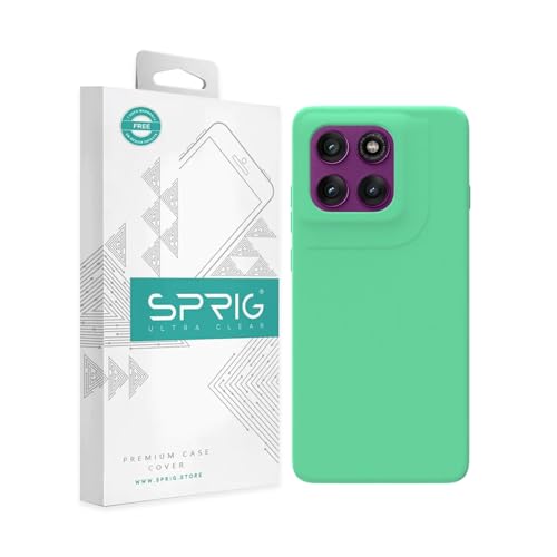 SPRIG Compatible with Moto Edge 60 Premium SilkTone Back Cover Drop Tested Shock Proof Mobile Case for Men, Women, Boys and Girls with Camera Protection (Pastel Green) Deal