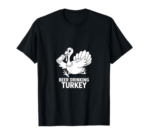 Bière dinde assortie groupe familial Thanksgiving Party PJ T-Shirt
