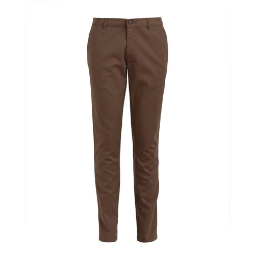 Image of BASICS Premium Cotton Stretch Formal Trousers for Men | Office Pants