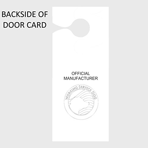 Workingservicedog.com Official Service Dog Travel Kit Includes Service Dog In Room - Do Not Disturb - Door-Hangers (Pack Of 5) And Ada/Faa Informational Handout Cards (Pack Of 5) #TOP6