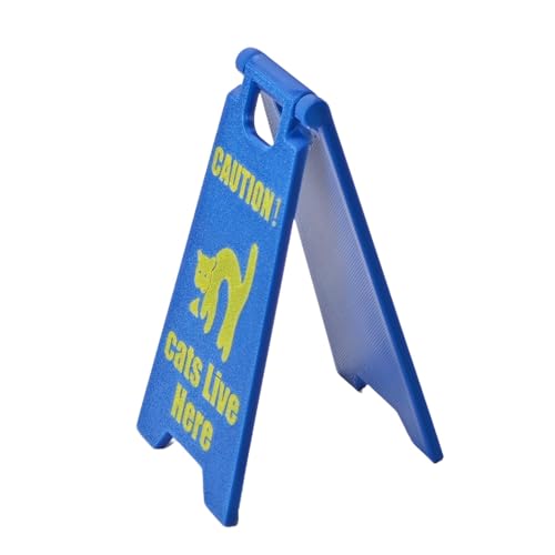 Señal de precaución para gatos,Señal de precaución para vómitos de gatos - Divertidos carteles de gato impresos en , señal de advertencia decorativa - Señal de precaución exquisita de mordaza novedo