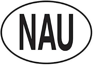 EW Designs NAU Nauru Country Code Oval Sticker Decal Vinyl Nauruan Euro Bumper Sticker Vinyl Sticker Car Truck Decal 5"