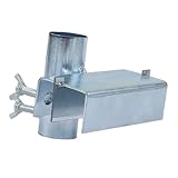 predolo Sonnenschirmhalter Befestigungsbügel Regenschirmhalter Klemme Verstellbar Outdoor Halterung für Schirmstangen bis 3.8cm für Balkon Lieferfahrzeuge