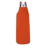 Grundens Shoreman PVC Apron, Orange, ONE SIZE