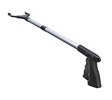 FitPlus 2024 Upgrade PowerGrip T9, Grabber Reacher Tool, Wide Jaw, Foldable, Steel Cable, with 96 Grip Points for Firm Grip, 32