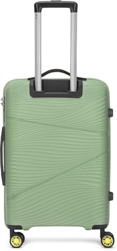Image of Skybags Swirl Set of 3 Trolley Bag 56, 65 & 75cm | Small+Medium+Large | Hard Luggage | 8 Wheels Suitcase | Combination Lock with Anti-Theft Zipper | Polypropylene | 3 Years Warranty - Unisex (Green)