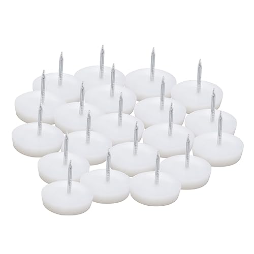 HOLIDYOYO 50pcs Iron Plastic Sofa Nails Decorative Furniture Tacks for Couch Couch Cushion Slide Stopper Easy Install Tools