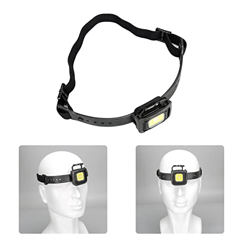 Ciwic Durable Elastic Headband And Wristband Replacement Elastic Strap For Cob Keychain Flashlight, 2 Wearing Way 1”Width Comfortable Band For Head And Wrist Camping, Emergency, Fishing #TOP4