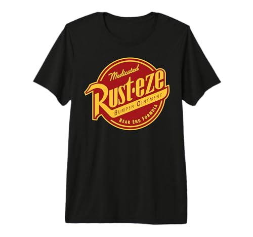 T-Shirt Cars 2 Rust-Eze Logo Premium de Disney Pixar pour les fans de Flash McQueen