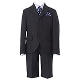 [OLIVER HOUSE] スーツ フォーマル 男の子 入学式 入園式 5点セット (130cm, ドット(11))