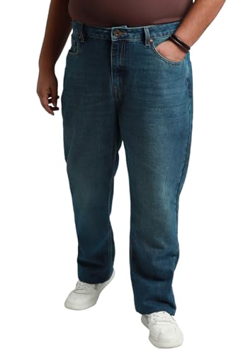 Image of HIGH STAR Men's Mid Rise Straight Plus Jeans