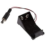 Color del producto es negro CABLEPELADO Portapilas para 1 Pila 6LR61 9V Arduino DC 5.5x2.1 mm Negro