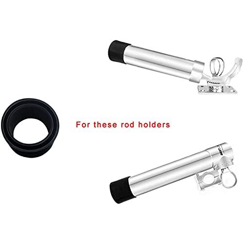 heyous 2 peças de 50,8 mm 5 cm suporte de vara de pesca protetor de inserção de borracha para barco