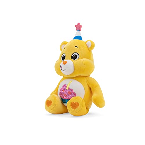 Care Bears 9" Bean Plush (Glitter Belly) - Birthday Bear - Soft Huggable Material! #TOP1