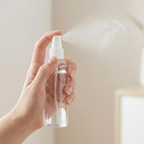 Botellas con atomizador para evitar derrames en equipaje botes de plástico de viaje 100 ml 6