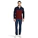 IZOD Men's Classic Fit Thermosoft Quarter Zip Sweater Fleece Pullover, Port Royale HTR CB, Small