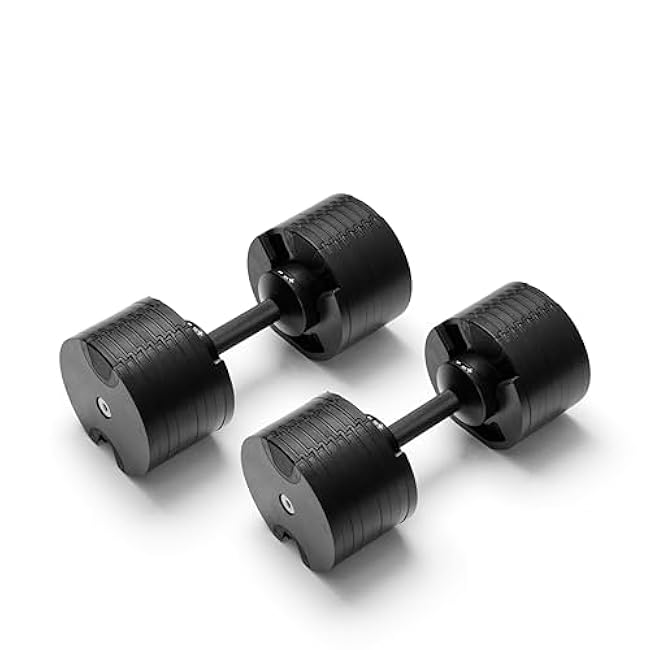 N¨¹OBELL? Adjustable Dumbbell Set, 5-50 LB or 5-80 LB, Easy Twist 2024-25 Model, All-In-One Weights Set (Pair) for Home, Original Manufacturer
