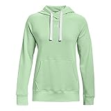 Mangas raglán Under Armour Women\'s Rival Fleece Pull-Over Hoodie , Aqua Foam (335)/White , Medium