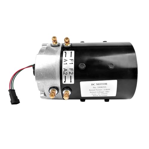 GELUOXI 48V 3.8KW Electric DC Motor Replacement for Tomberlin E-Merge Golf Cart 1008255, DA8-4012, GB9-4001, ZQS48-3.8-T