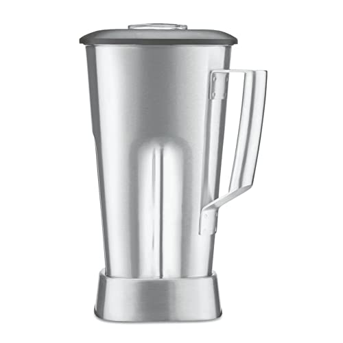 Image of Waring 62-oz. Stainless Steel for Jar and Jar Pad for TORQ 2.0 Series | 32 oz. Stainless steel jar and jar pad provide durable blending performance and stable container support.