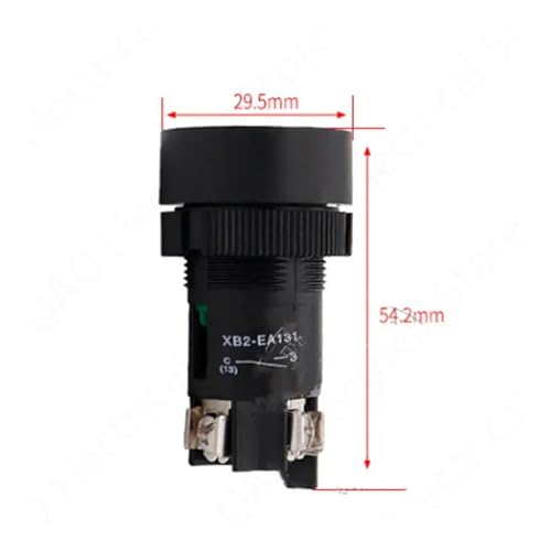 Bouton-poussoir 22mm noir XB2-EA142 pour éviter les blocages de commande - 5