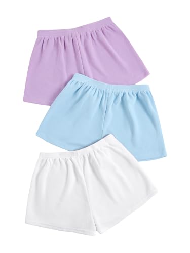 Image of SOLY HUX Women's Summer Shorts 3 Packs Casual Comfy Shorts Sets