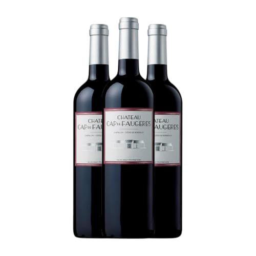 Château Cap de Faugères Côtes de Castillon 75 cl Vino tinto (Caja de 3 Botellas de 75 cl)