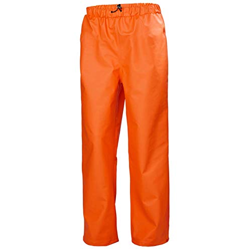Image of Helly Hansen Workwear Gale Waterproof Rain Pants for Men, Elastic Waist | Snap Cuffs, Adjustable Fit Over Layers, Welded Seams, Machine Washable 40C, Waterproof Work Pants, For Fishing & Work