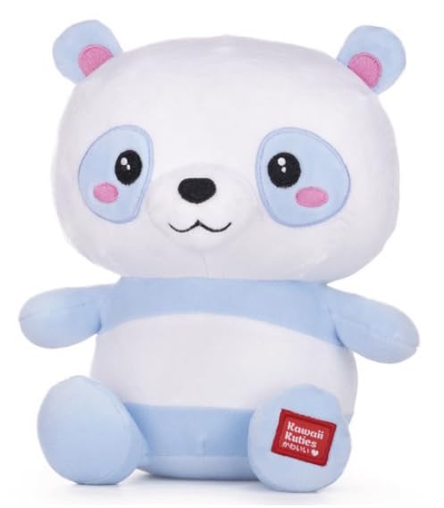 UKToyworldKawaii Kuties 9.5" (24cm) Emiko the Panda Blue Soft Squishy Plush Toy