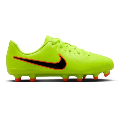 Nike Jr Legend 10 Club Fg/MG, Scarpe da Calcio, Volt Nero, 37.5 EU