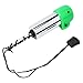 Stainless Steel Scuba Diving Rattle - Underwater Signal Device for Diving Communication, Noise Maker with Cover, 123mm/152mm, Silver+Green/Orange(B)