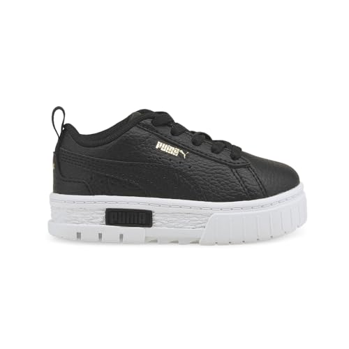 PUMA Infant Boys Mayze Leather Ac Lace Up Sneakers Shoes Casual - Black - Size 7 M