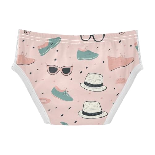 Wusikd Cute Boys' Underwear Cotton Pink Boys Briefs Soft Toddler Underwear 2T2