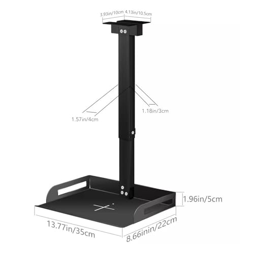 Soporte para proyector de pared con bandeja universal de alta estabilidad 3