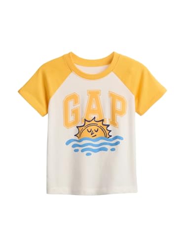 Image of Gap Baby Boys' Short Sleeve Raglan Logo Tee
